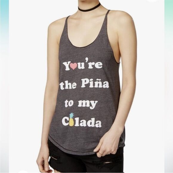 Junk Food You're The Pina to My Colada
Graphic Slub Tank Top Size Medium - Picture 2 of 8